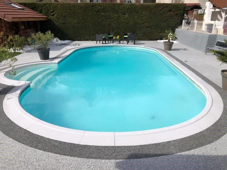 Piscine ronde après