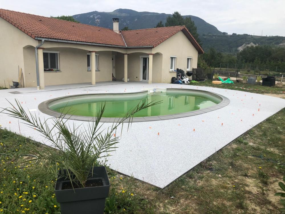 Piscine après