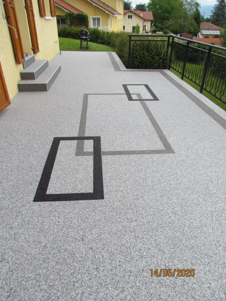 Terrasse rectangles après